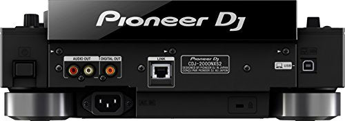 Pioneer DJ CDJ-2000 Professional DJ Multi-Player with DJM-900NXS2 Share 4 Channel Professional DJ Mixer and Zorro Cloth (Bundle w/DJM-900NXS2, CDJ-2000NXS2)