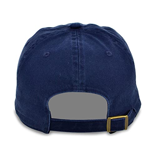 Lids USA and Flag Americana Adjustable Strapback Dad Hat Navy