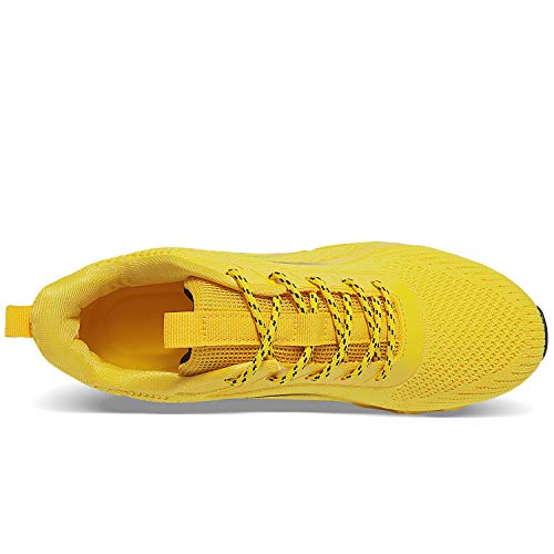 MOSHA BELLE Running Shoes Men Breathable Yellow Sport Air Fitness Athletic Gym Jogging Sneakers 13