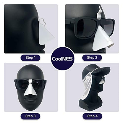 No Foggy Glasses Nose Shield-4 Pack - Prevent UV Radiation and Foggy Glasses Nose Shield 50+ Patented