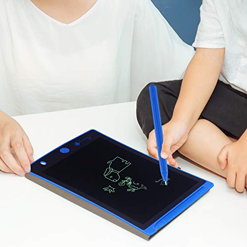 LCD Writing Tablet,Electronic Writing &Drawing Board Doodle Board,Sunany 8.5" Handwriting Paper Drawing Tablet Gift for Kids and Adults at Home,School and Office, Blue