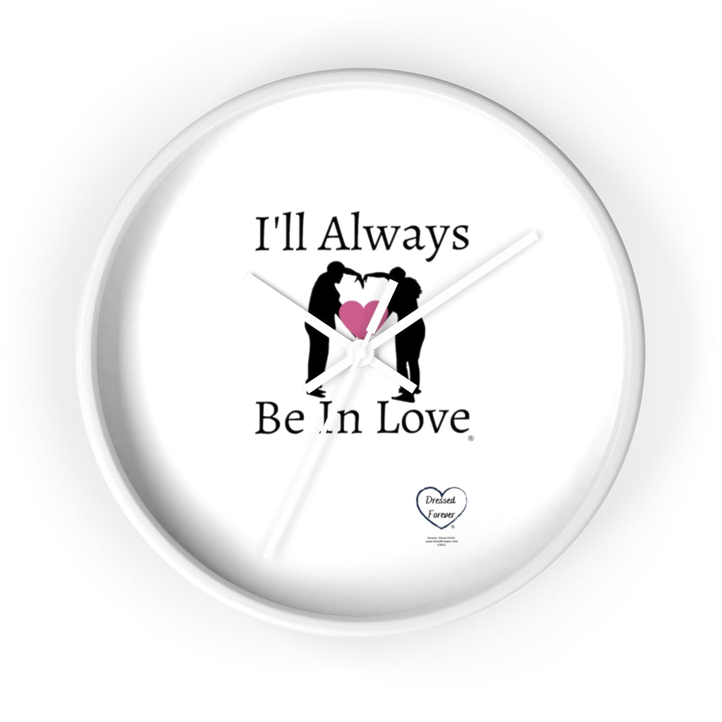 Dressed Forever Wall clock