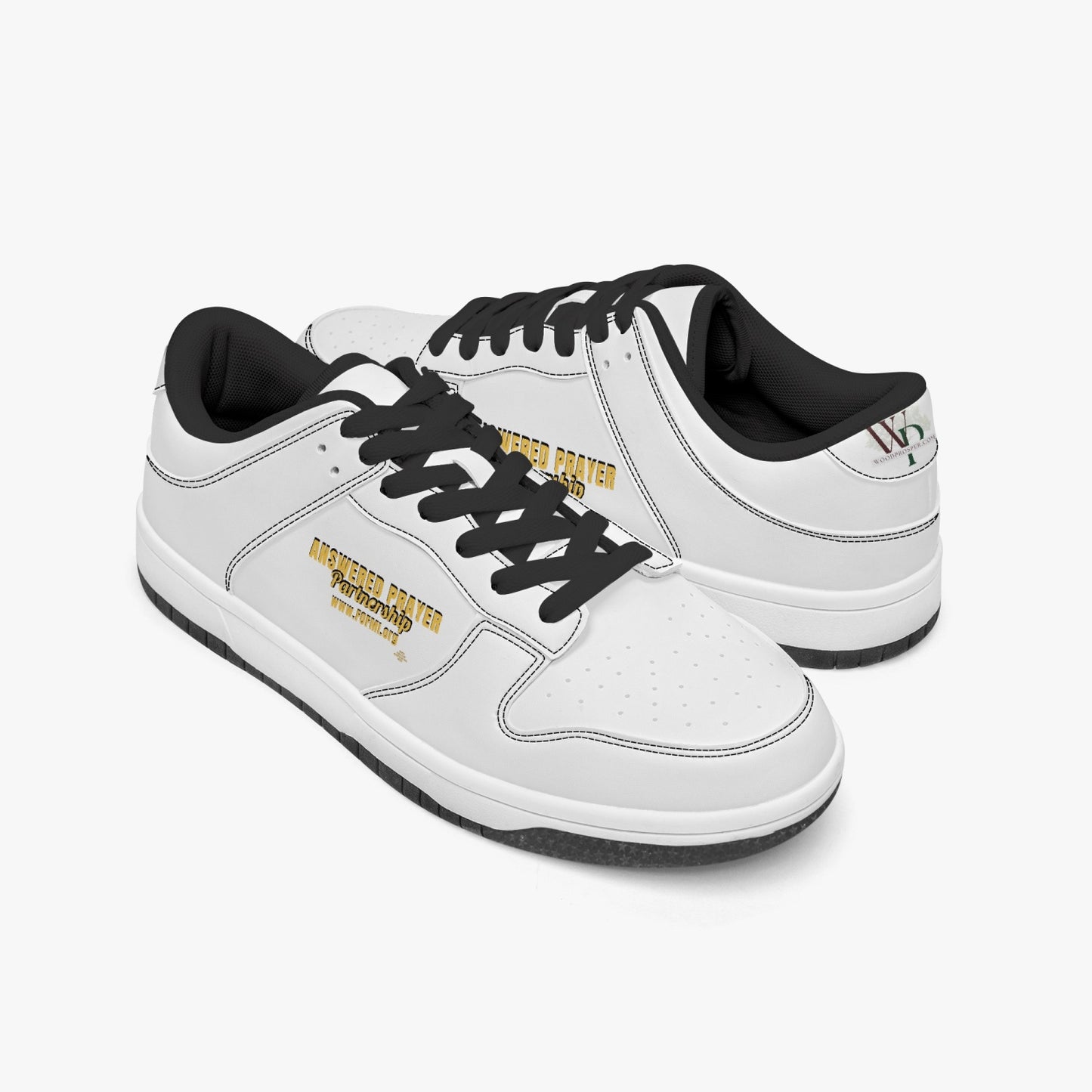 ANSWERED PRAYER PARTNERSHIP Stylish Low-Top Leather Sneakers
