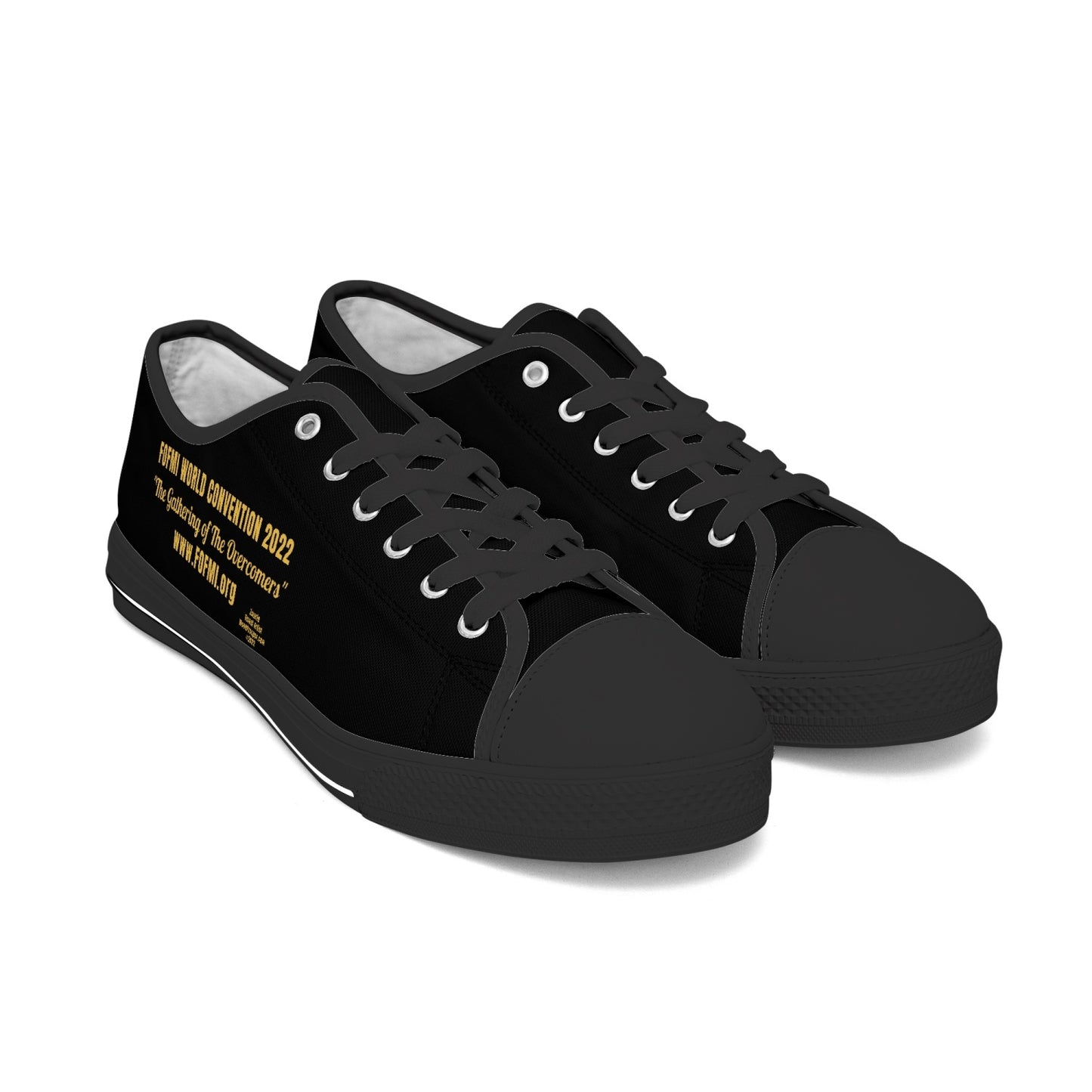 FOFMI World Convention 2022 Low-top Canvas Shoes