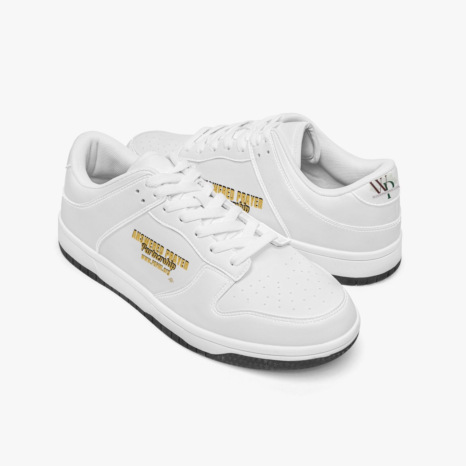 ANSWERED PRAYER PARTNERSHIP Stylish Low-Top Leather Sneakers