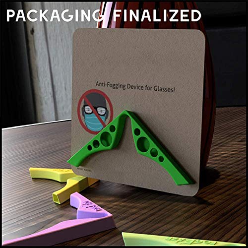 No Foggy Glasses Accessory- Prevent Eye Glasses from Fogging, Anti Fog Silicone Nose Bridge