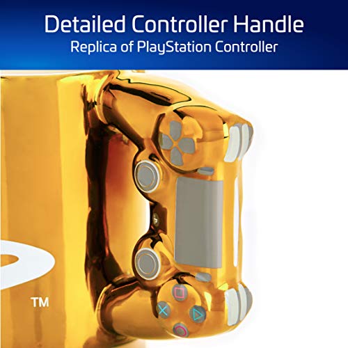 Playstation Gold Controller Coffee Mug, 11 oz, Officially Licensed Merchandise