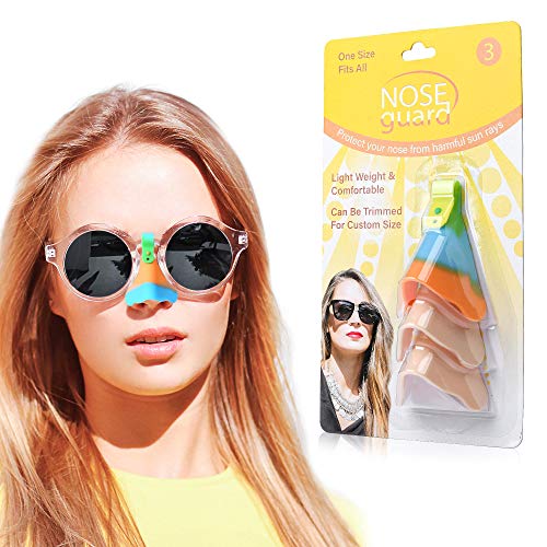 Nose Shield for Glasses and Masks- Prevent UV Radiation and Foggy Glasses Nose Shield Set of 3