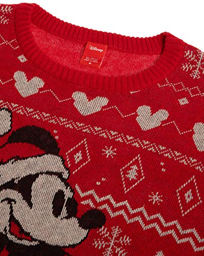 Disney Men's Ugly Christmas Sweater, Red, X-Large