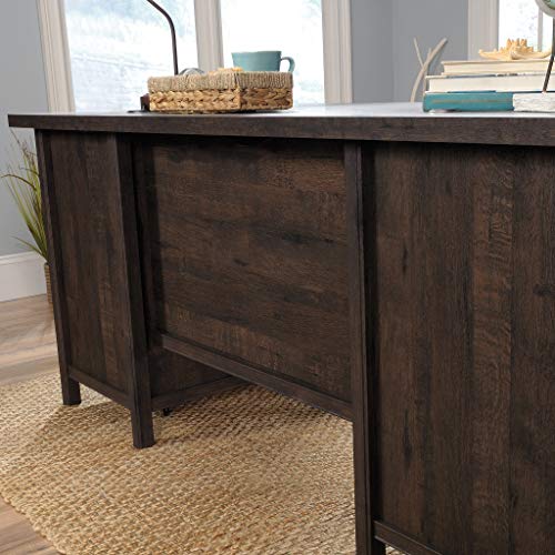 Executive Desk, L: 65.12" x W: 29.53" x H: 30.0", Coffee Oak