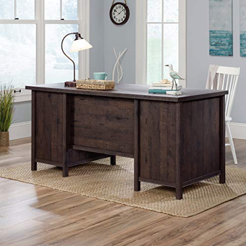 Executive Desk, L: 65.12" x W: 29.53" x H: 30.0", Coffee Oak