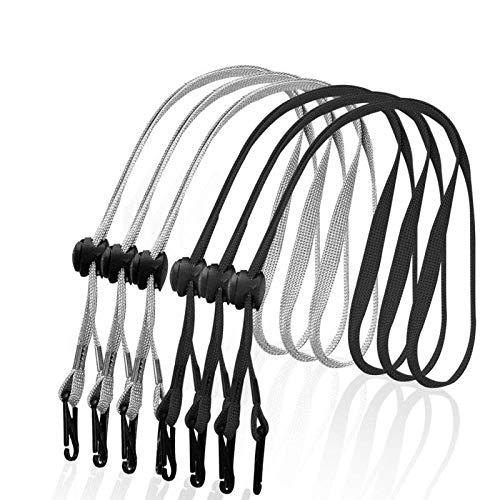 Mask Lanyard, 6 PCS Face Mask Adjustable Lanyard Strap for Face Mask