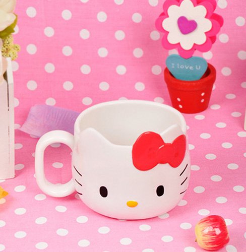 Hello Kitty Face Die-Cut Mug