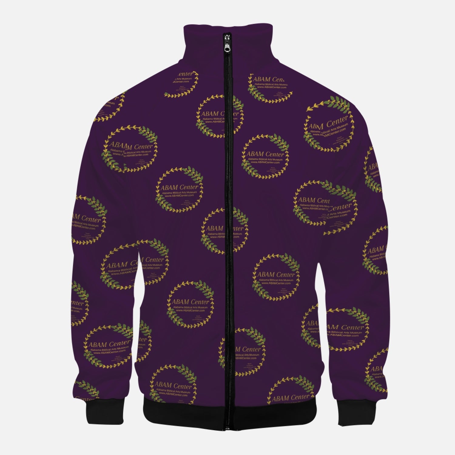 ABAM Men's Stand Collar Zipper-up Hoodie