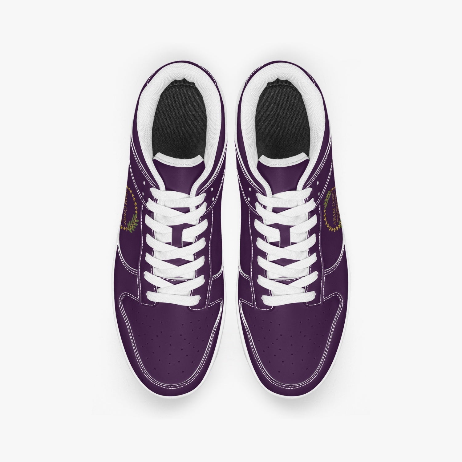 ABAM Center Dunk Stylish Low-Top Leather Sneakers