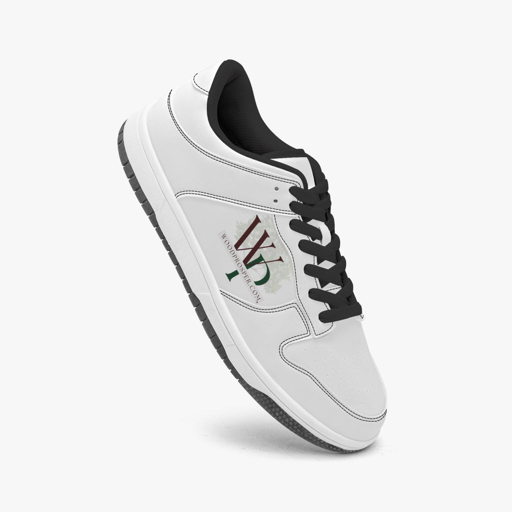 Wood Prosper Low-Top Leather Sneakers