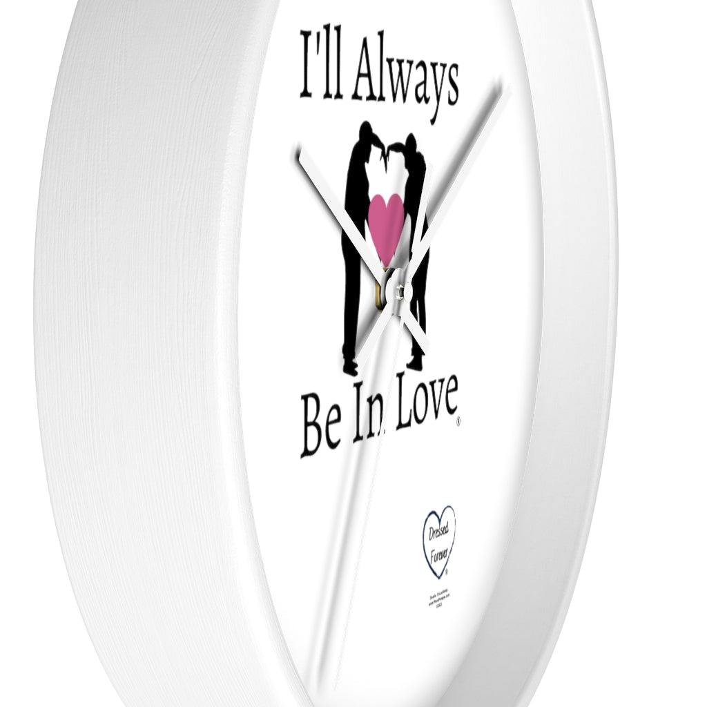Dressed Forever Wall clock
