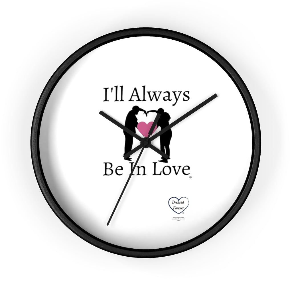 Dressed Forever Wall clock