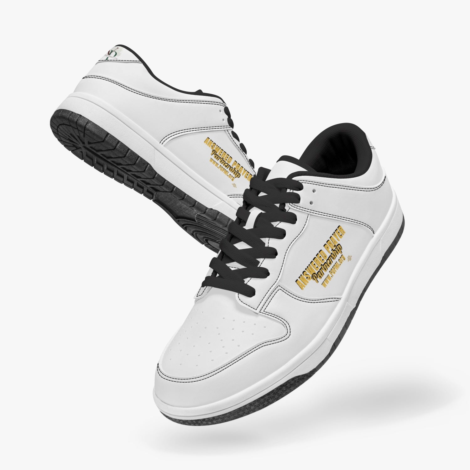 ANSWERED PRAYER PARTNERSHIP Stylish Low-Top Leather Sneakers