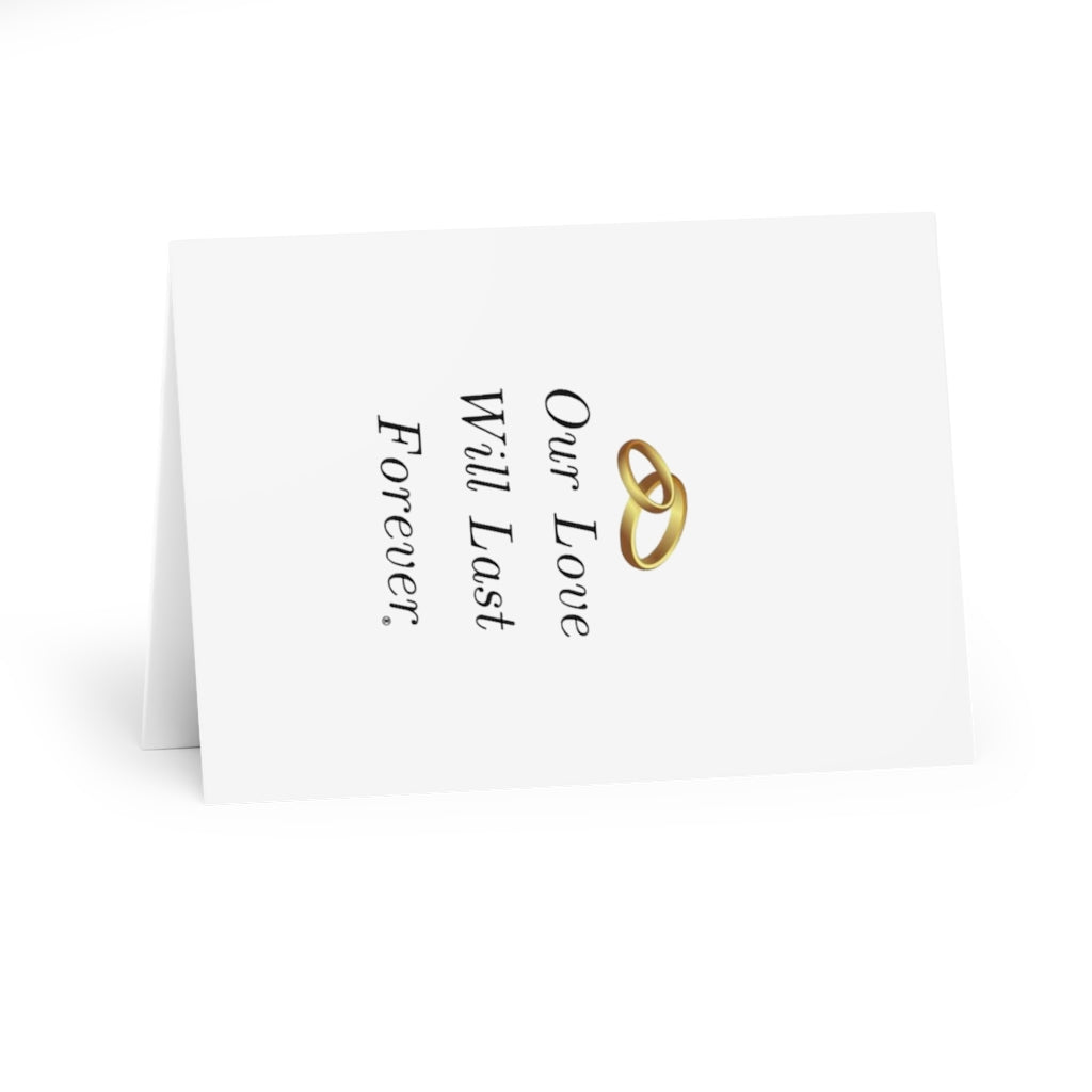 The Forever Love Collection: Love Lasts Forever Greeting Cards (5 Pack)