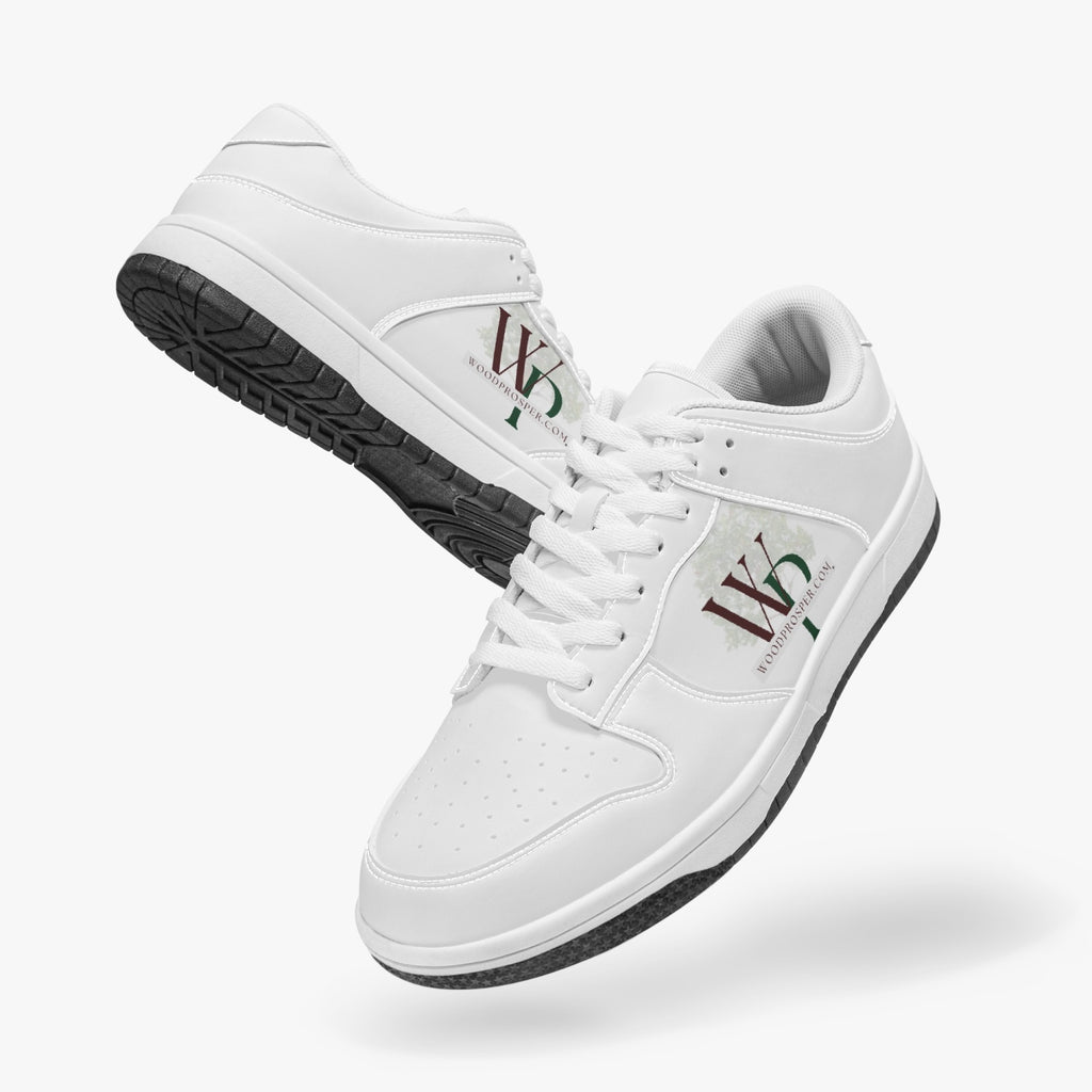 Wood Prosper Low-Top Leather Sneakers
