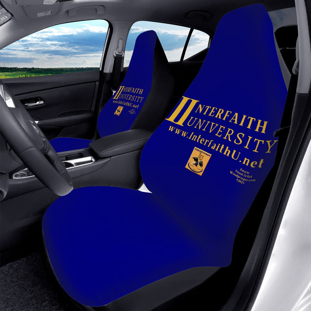 Interfaith University Microfiber Car Seats Cover 2Pcs
