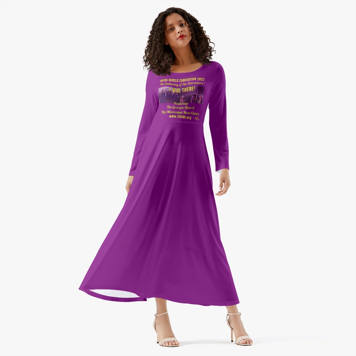 FOFMI World Convention 2022 Women's Long-Sleeve One-piece Dress