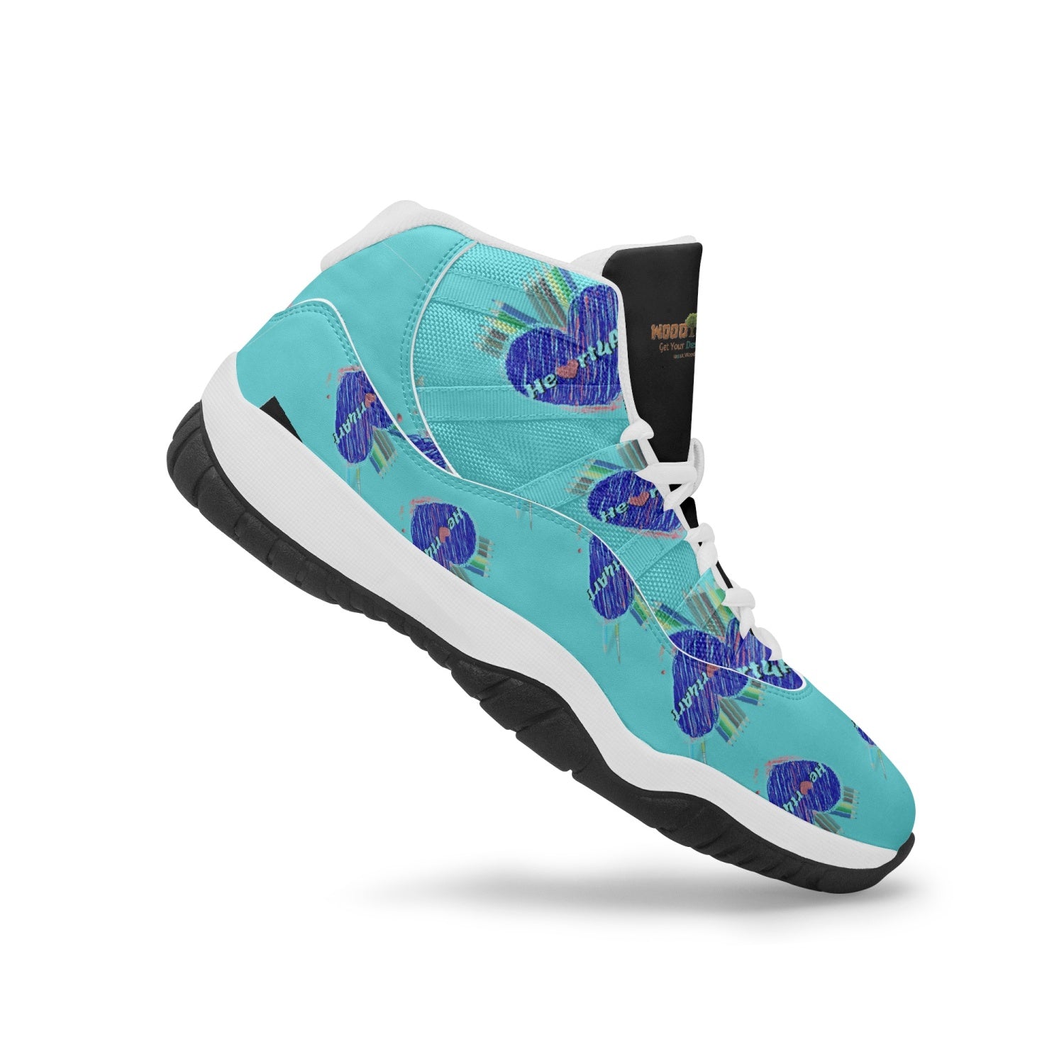 362.  Heart4Art AJ11 Basketball Sneakers (Stripe Customizable)