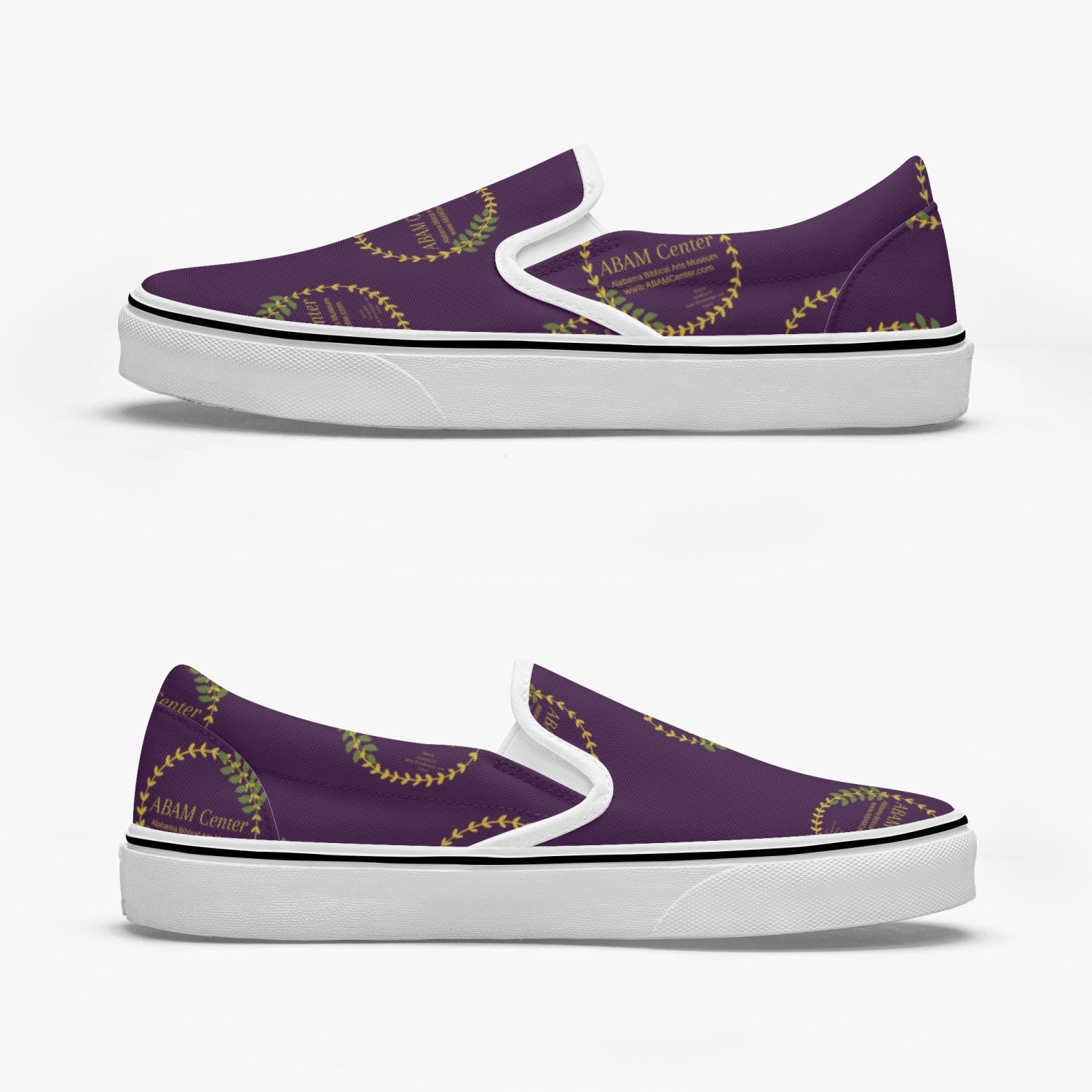 ABAM Center New AOP Slip-On Shoes