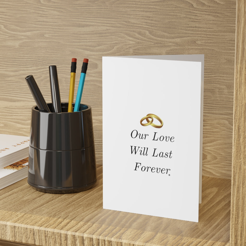 The Forever Love Collection: Love Lasts Forever Greeting Cards (1pc)