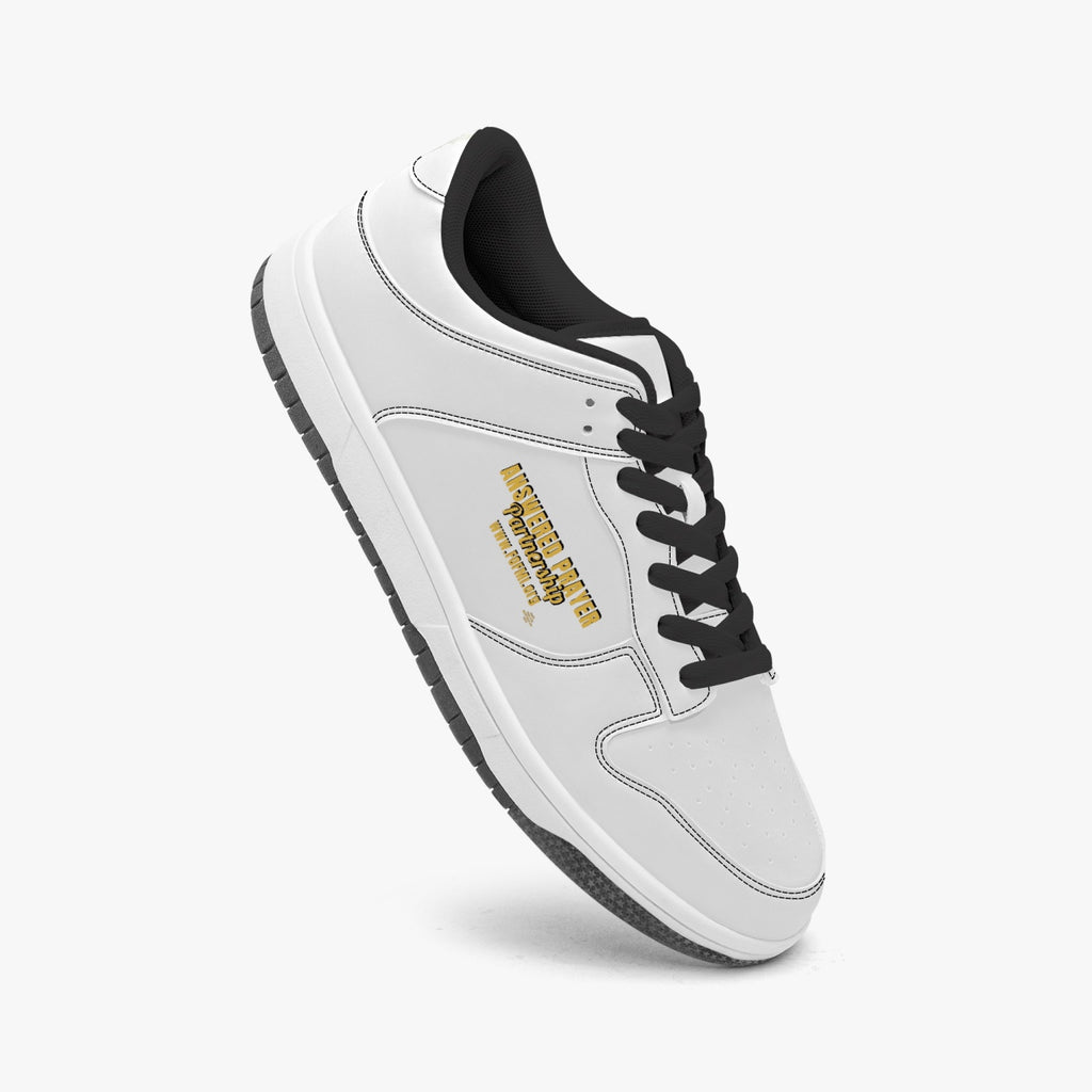 ANSWERED PRAYER PARTNERSHIP Stylish Low-Top Leather Sneakers