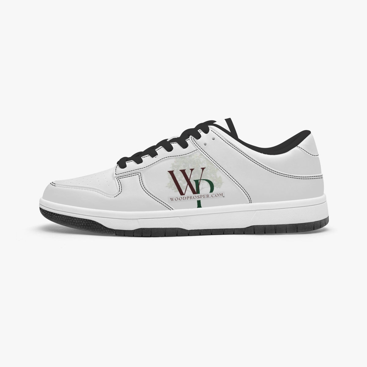 Wood Prosper Low-Top Leather Sneakers