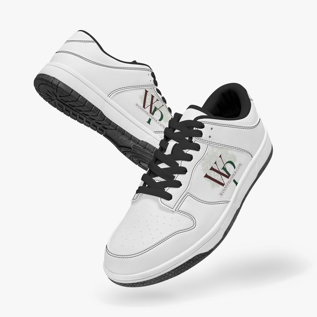 Wood Prosper Low-Top Leather Sneakers