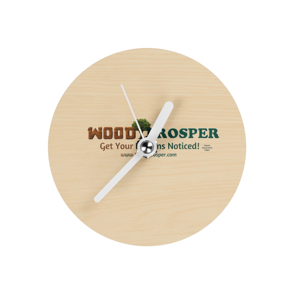 Wood Prosper Fun Wall Clock