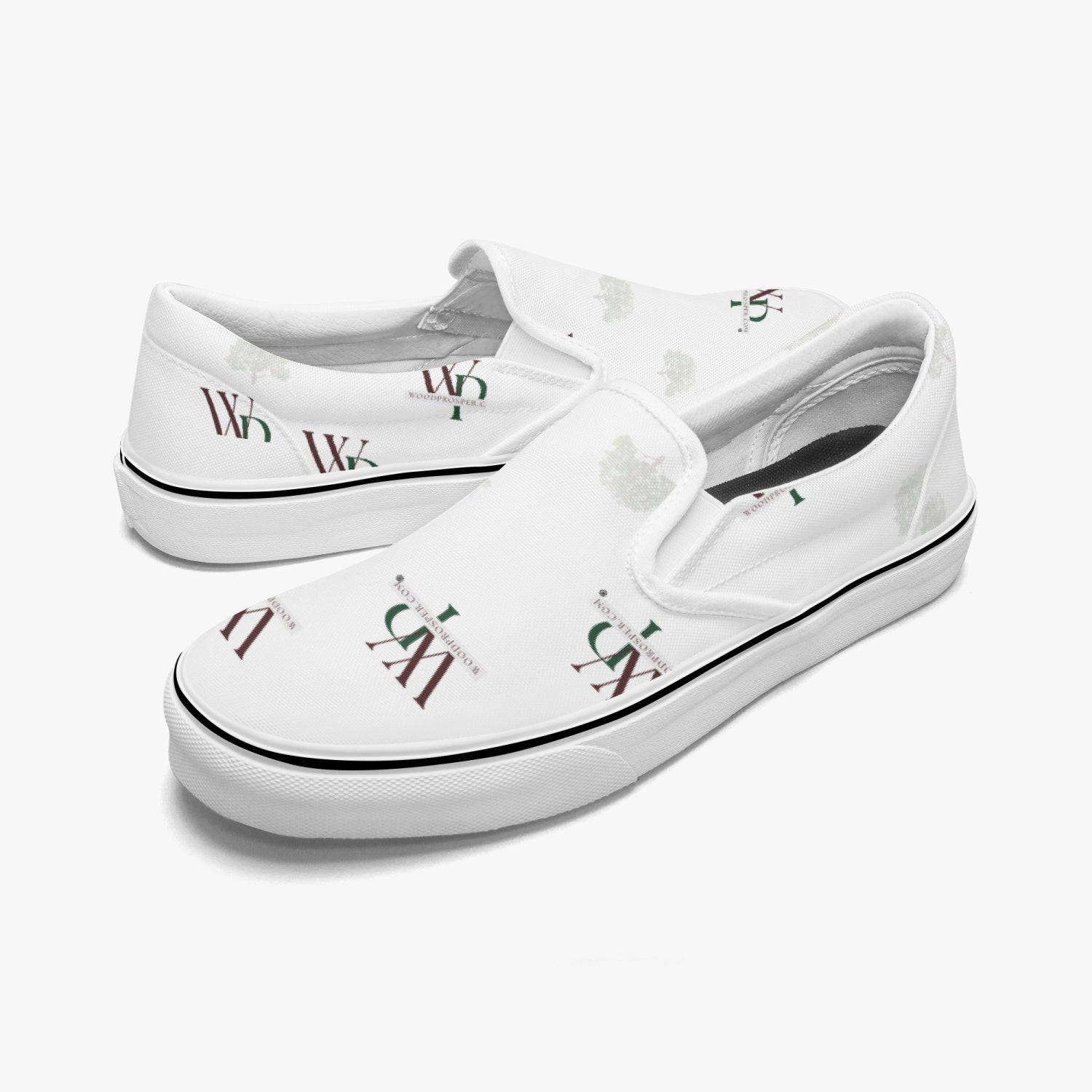 Wood Prosper Unisex AOP Slip-On Shoes