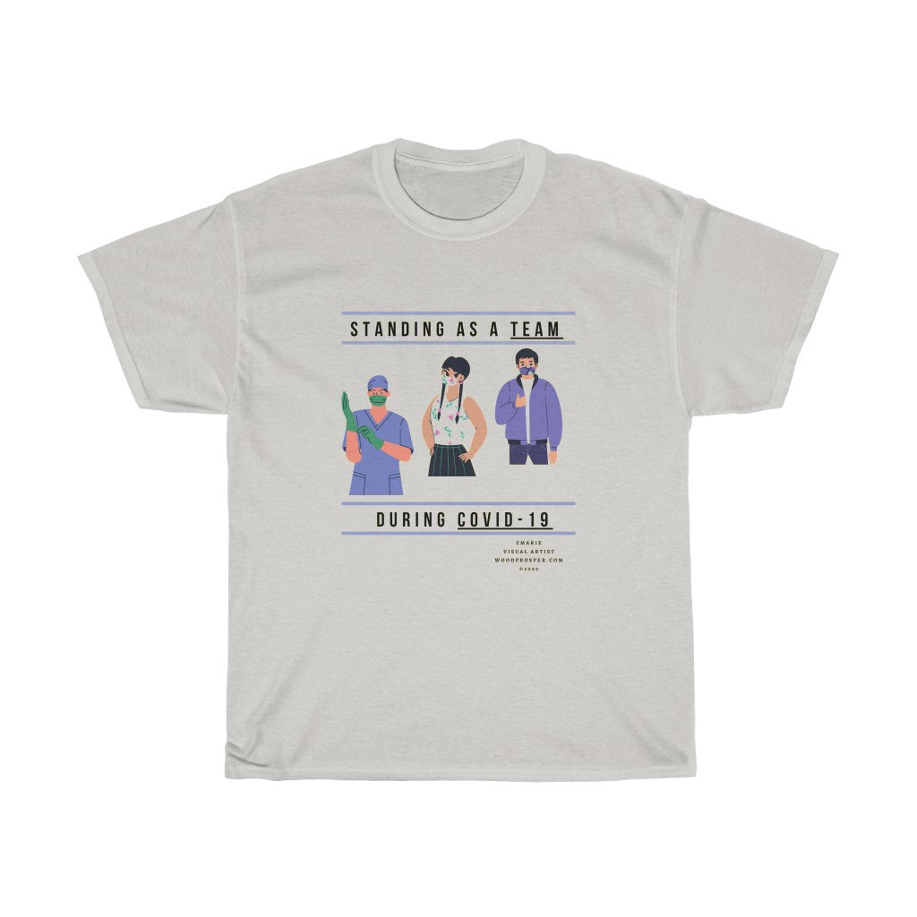 Standing As A Team Unisex Heavy Cotton Tee