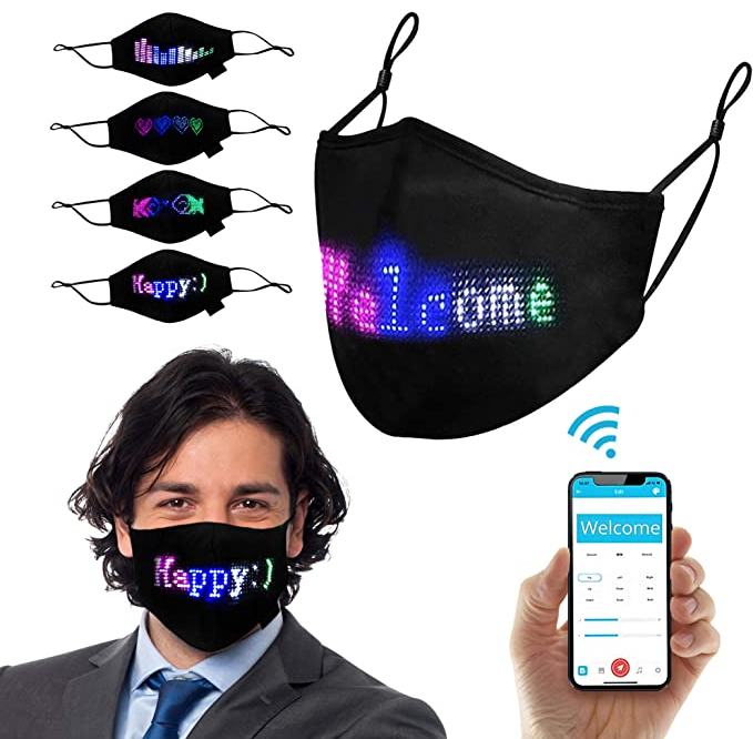 Bluetooth LED Face Mask