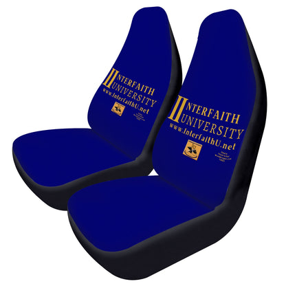 Interfaith University Microfiber Car Seats Cover 2Pcs