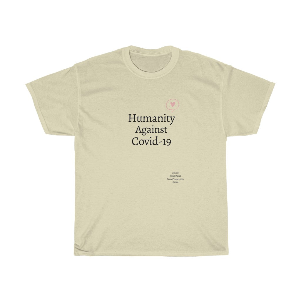 Humanity Against Covid-19 Unisex Heavy Cotton Tee
