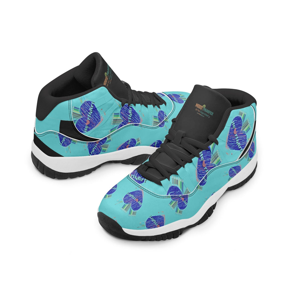 362.  Heart4Art AJ11 Basketball Sneakers (Stripe Customizable)