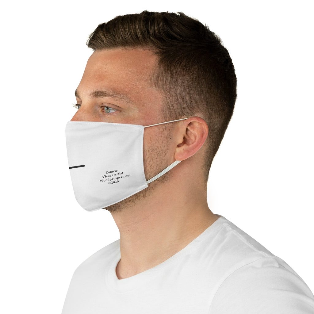 Emoji Mood Mask- Blank Smile Expression Face Mask