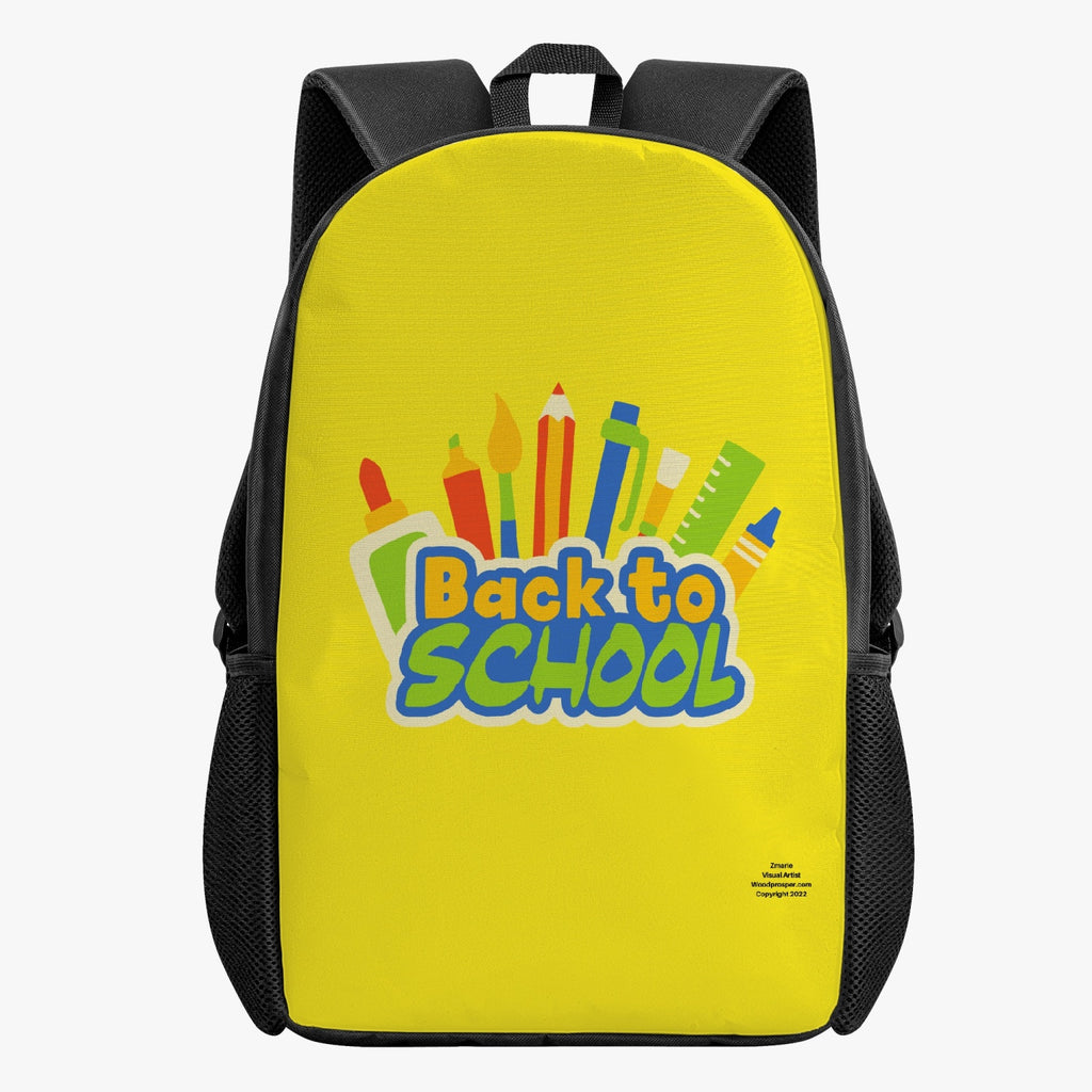 Back To School Kid's School Backpack (Yellow)
