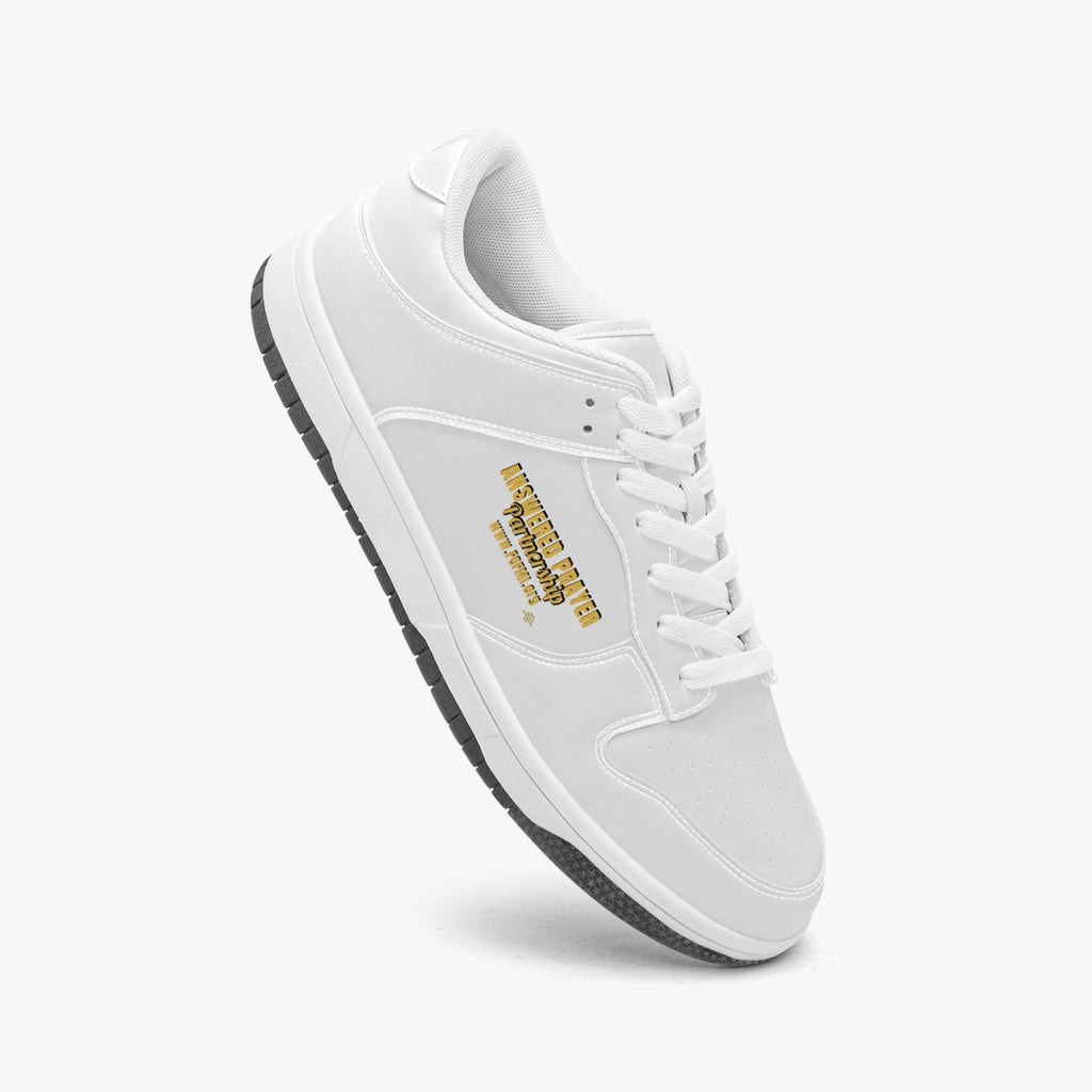 ANSWERED PRAYER PARTNERSHIP Stylish Low-Top Leather Sneakers