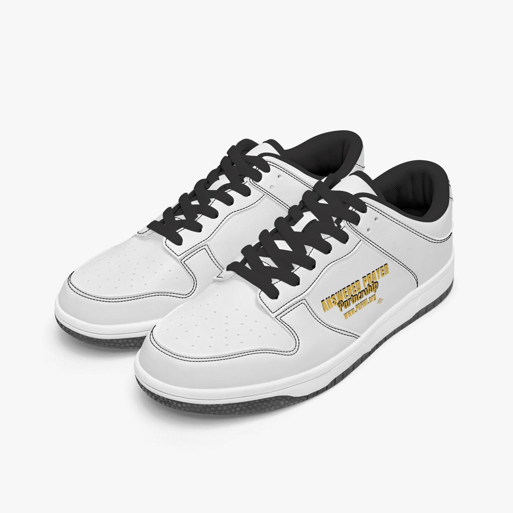 ANSWERED PRAYER PARTNERSHIP Stylish Low-Top Leather Sneakers