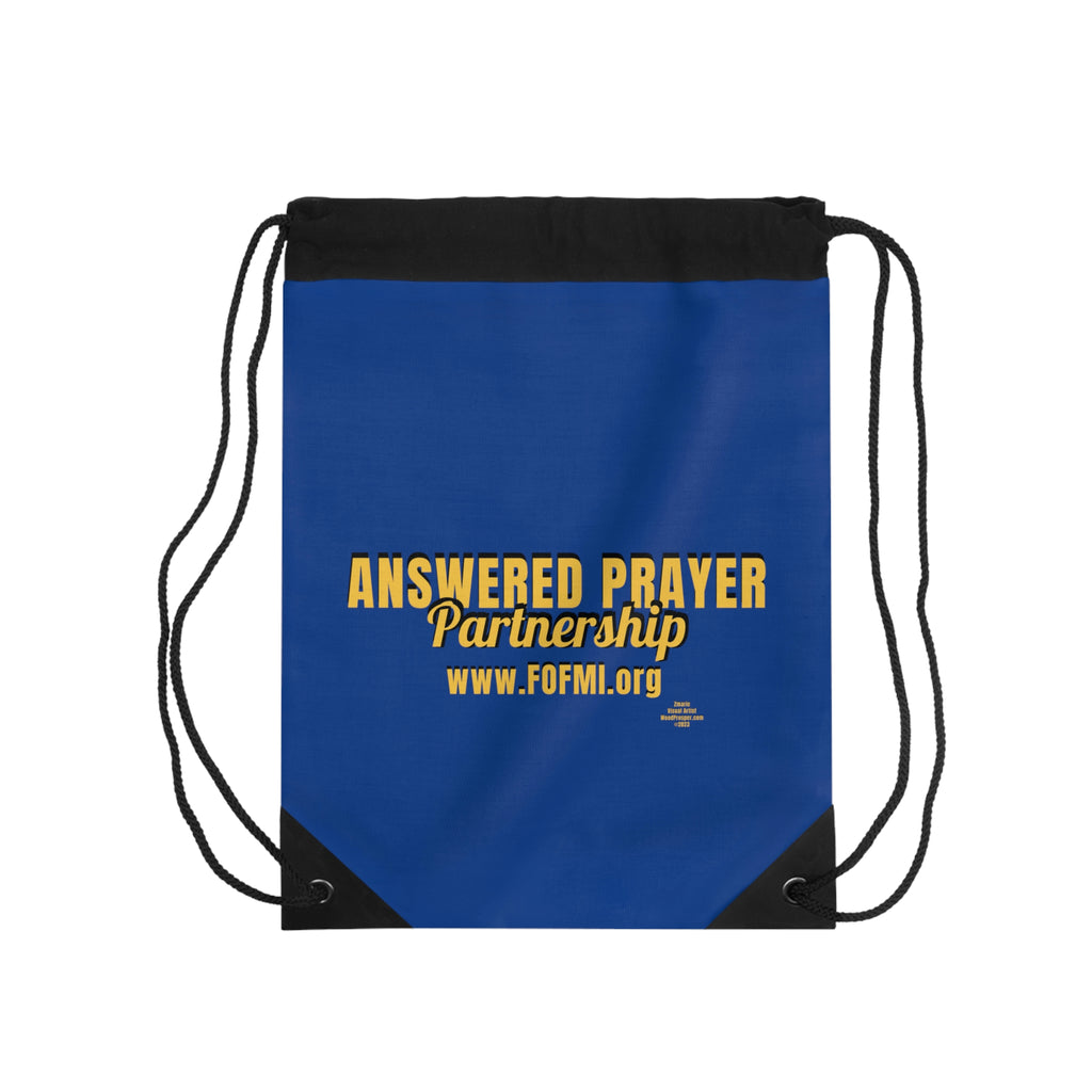 ANSWERED PRAYER PARTNERSHIP Drawstring Bag
