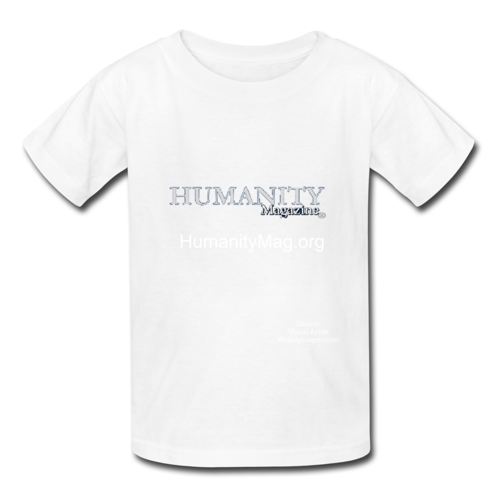 Humanity Magazine Kids' T-Shirt - white