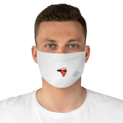 Emoji Mood Mask- Disgusted Facial Expression Fabric Face Mask