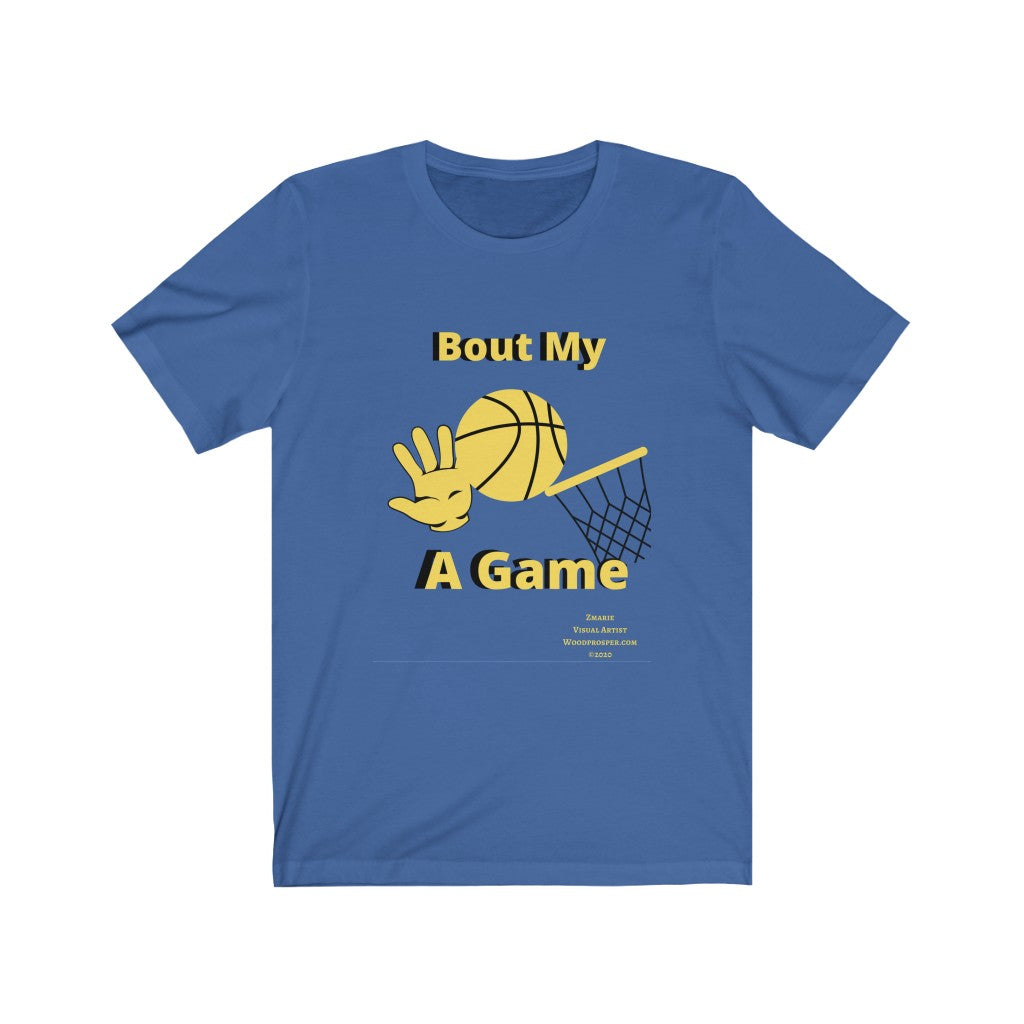 Interfaith Academy Bout My A Game Unisex Jersey Short Sleeve Tee