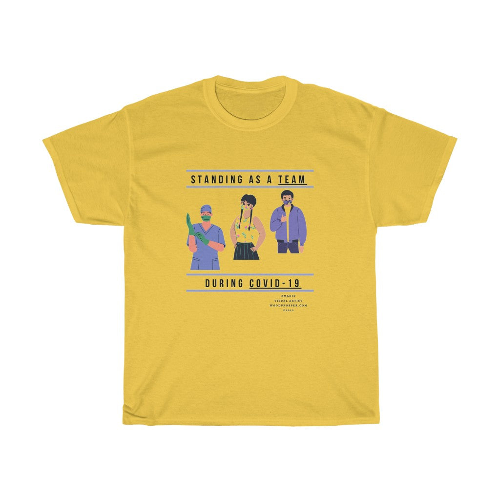 Standing As A Team Unisex Heavy Cotton Tee