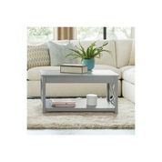 Coventry 36"W Wood Coffee Table, Gray